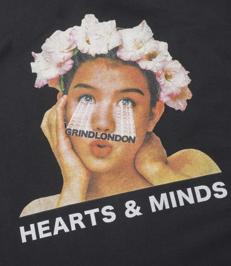 Grind London Hearts and Minds T-Shirt Black