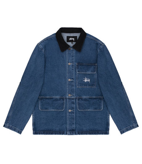 Stussy Denim Chore Coat Blue