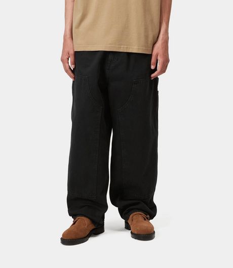 Carhartt WIP OG Double Knee Pant Camano Denim Black Stone Washed
