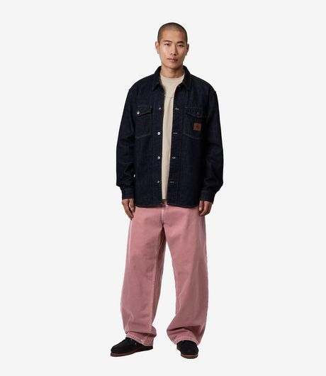 Carhartt WIP Brandon Pant Clark Twill Dusky Pink Stone Dyed