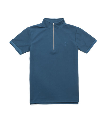 Polar Skate Co Half-Zip Pique Petrol Blue