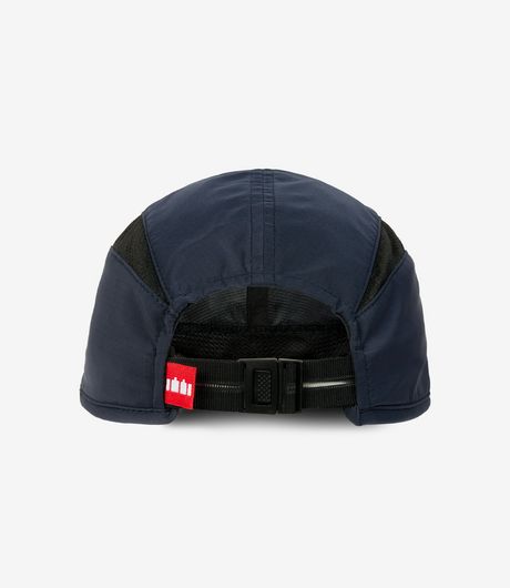 The Trilogy Tapes Clogged Bear Running Cap Metallic Navy/Balck