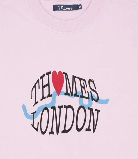 Thames London Tourist T-Shirt Rose Pink