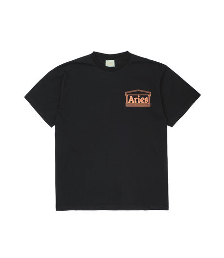 Aries Classic Temple T-Shirt Black