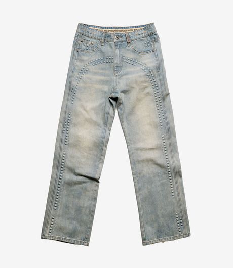 Racer Worldwide Pyramid Embossed Denim Light Blue