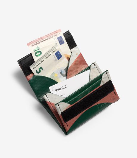 Freitag F50 E.T. Small Wallet Green/Red