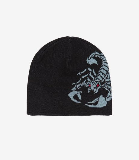 Wasted Paris Bane Reversible Brow Beanie Black