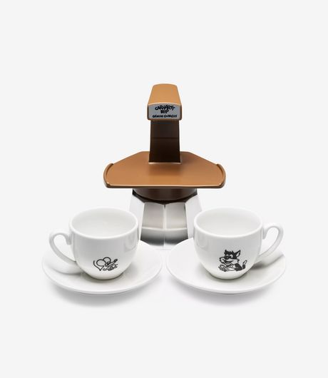 Carhartt WIP x Gemini Express Coffee Break Espresso Maker Brown