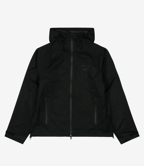 Patta 3M Reflective Waterproof Rain Jacket Black