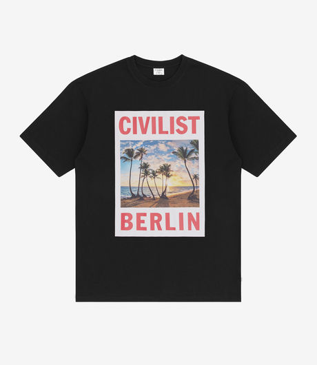 Civilist Palme Tee Black