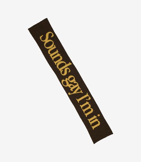 Carne Bollente Carne Spirit Scarf Brown