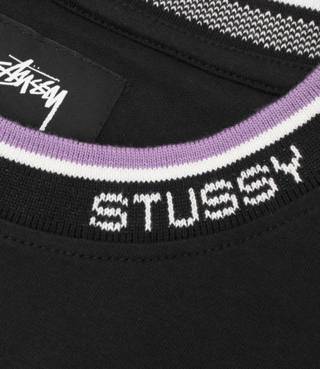 Stussy Michael LS Crew Black