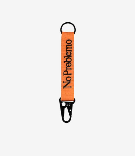 No Problemo Mini Carabiner Keychain Orange
