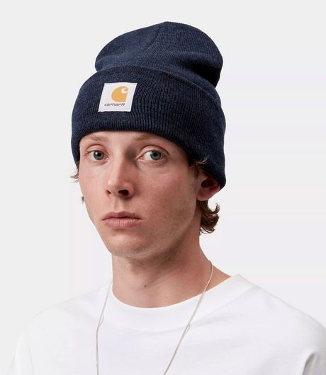 Carhartt WIP Acrylic Watch Hat Dark Navy Heather