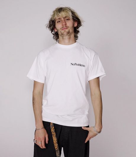No Problemo Mini Problemo SS Tee White