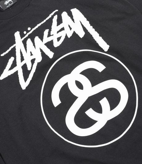 Stussy Stock Link LS Tee Black
