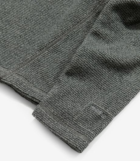 Reese Cooper Outdoor Supply Sequoia Quarter Zip Textured Fleece Ash