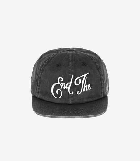 By Parra End The 6 Panel Hat Black