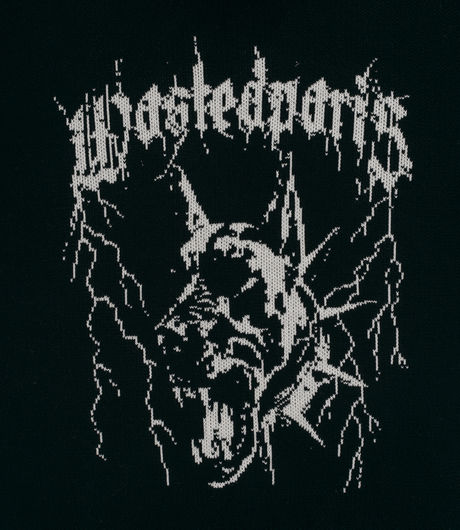 Wasted Paris Spike Sweater Black