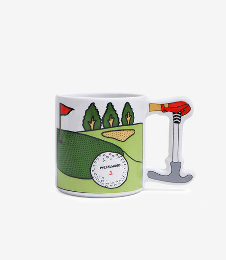 Metalwood Studio Putt Putt Ceramic Mug White