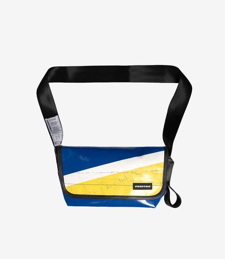 Freitag F42 Surfside 6 Medium Messenger Bag Blue/White/Yellow