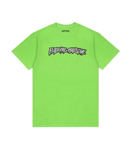 Fucking Awesome Actual Visual Guidance Tee Pigment Dyed Neon Green