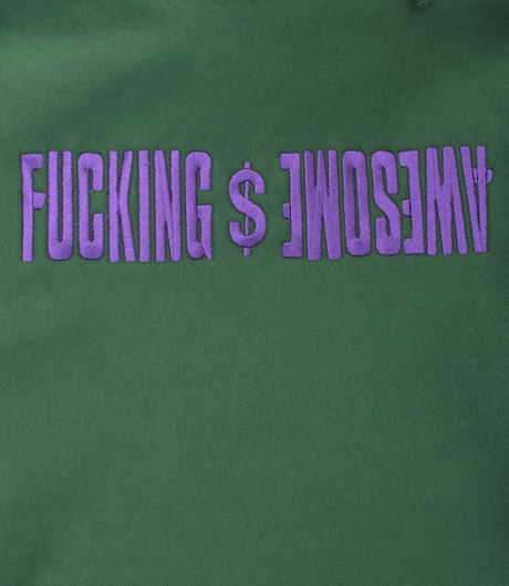 Fucking Awesome GDP Embroidered Hoodie Green