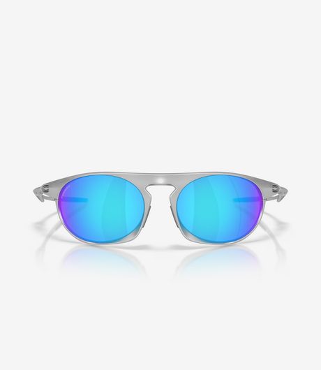 Oakley Eyewear Neo Jacket Satin Chrome/Prizm Sapphire