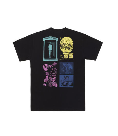 Aries Zine Tee Black