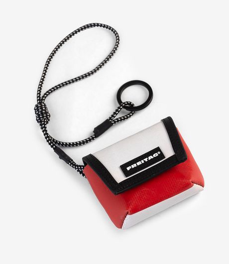 Freitag F213 Mini Messenger Key Holder Red/White