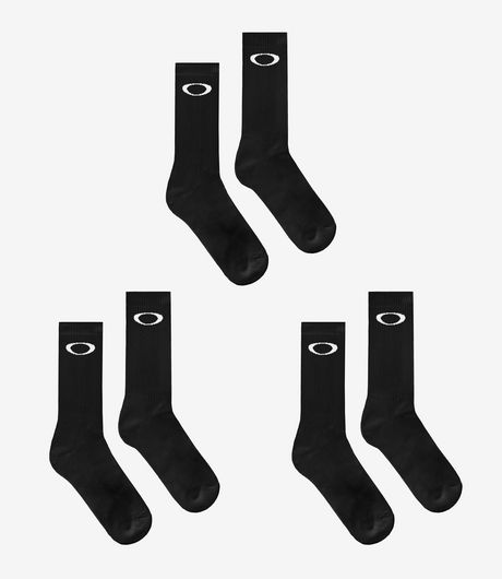 Oakley Ellipse Crew Sock Black/White