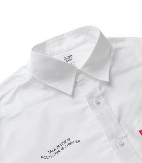 Grind London Talk is Cheap Oxford White
