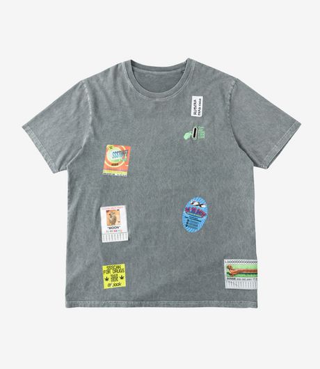 SSSTUFFF Telephone Booth Tee Vintage Grey