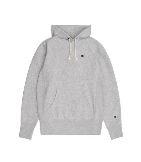 Champion Heavy Hooded Sweatshirt Heather Grey