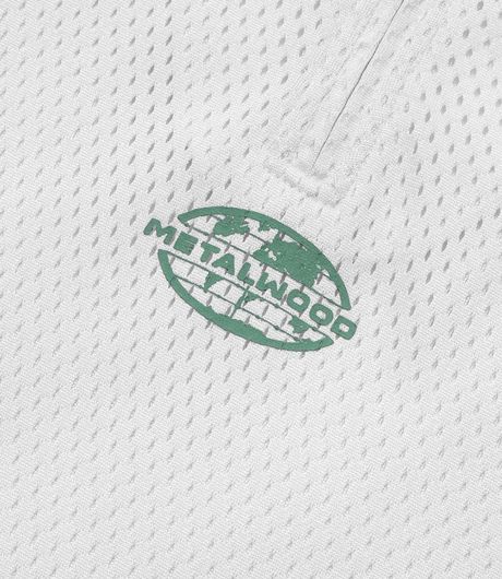 Metalwood Studio Quarter Zip Jersey Polo Natural