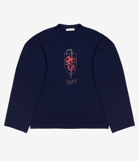 Pūga73 Youth Cropped Long Sleeve Dark Navy