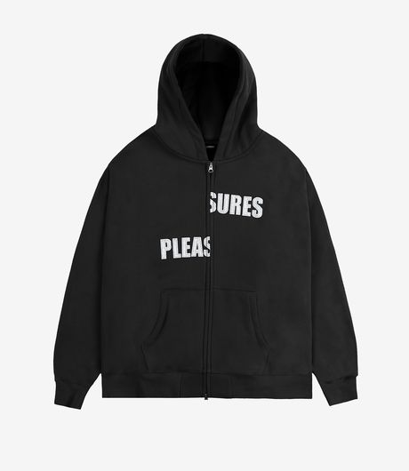 Pleasures Evolution Zip Hoodie Black