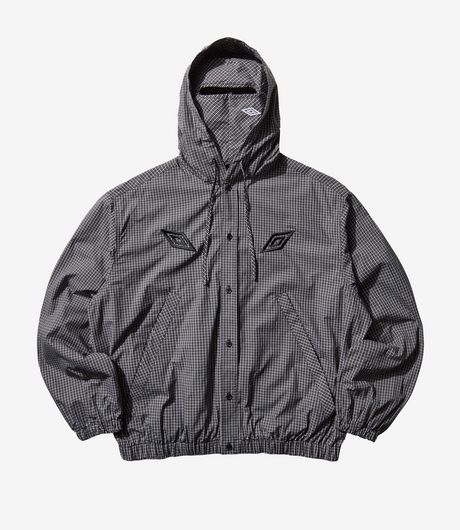 Umbro Gingham Masked Shirt Coffee Brown/White/Black