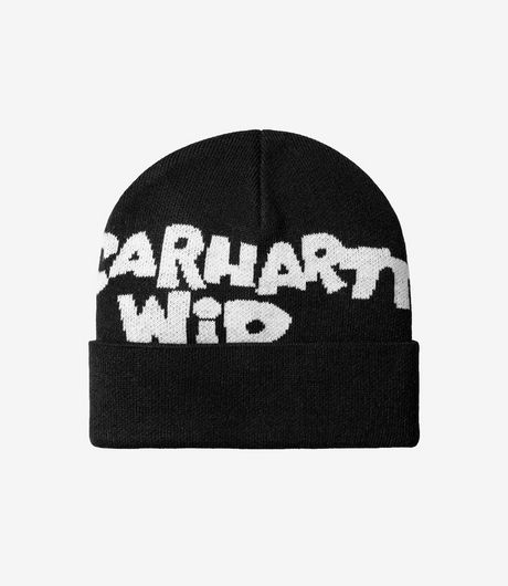 Carhartt WIP Cut Out Beanie Black/White