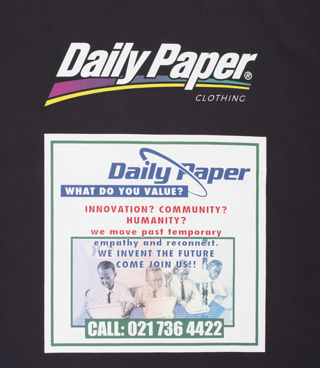 Daily Paper Fang LS T-Shirt Anthracite 
