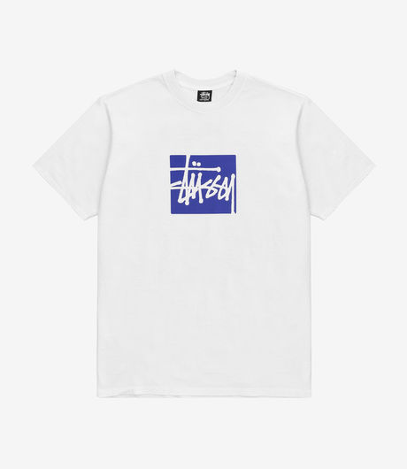 Stussy Stock Box Tee White