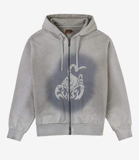 EVISU Scorpio Hoodie Light Grey