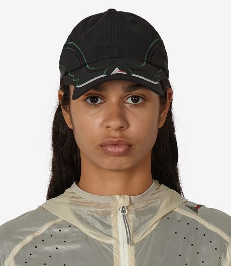ROA Pursuit 6 Panel Cap Washed Black