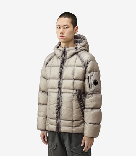 C.P. Company D.D. Shell Hooded Down Jacket Fallen Rock