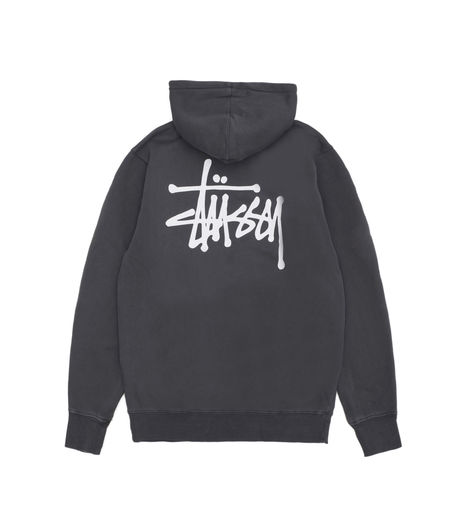 Stussy Basic Pig. Dyed Hood Black