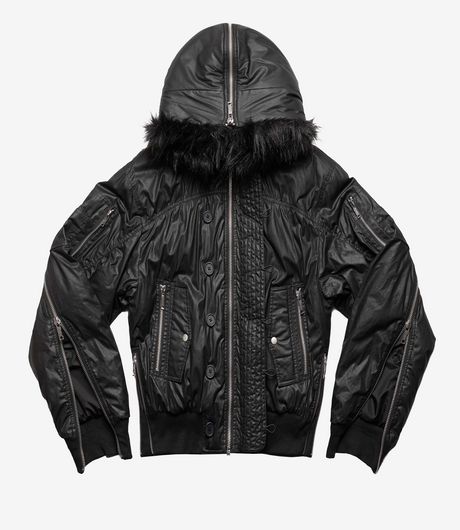 Racer Worldwide Waxed Aviator Bomber Black
