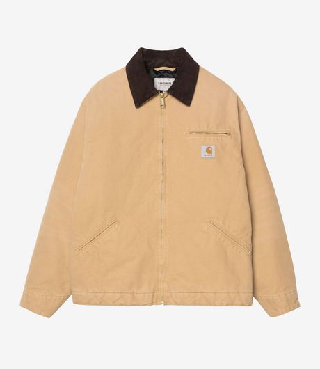 Carhartt WIP OG Detroit Jacket Dearborn Canvas Dusty H/Tobacco Stone Canvas