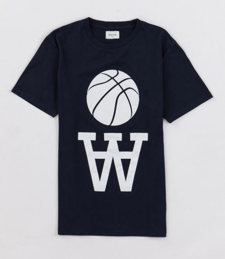 Wood Wood Team AA T-shirt Black Iris