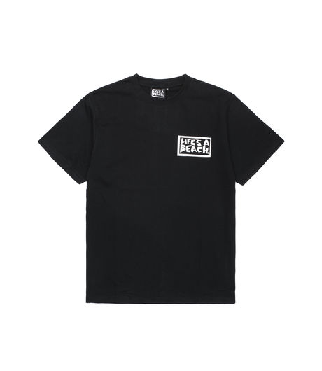 Life's a Beach Flame Tee Black