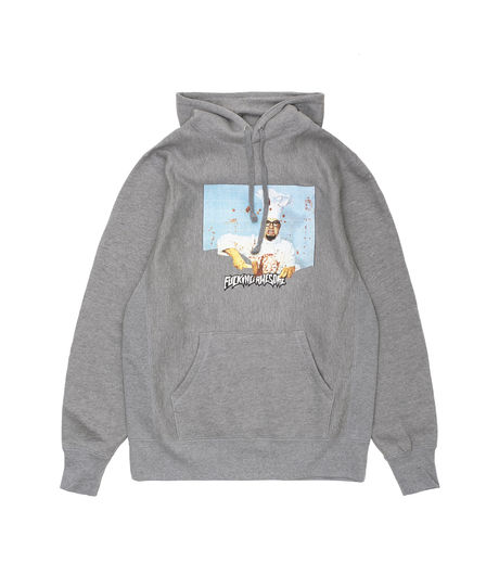 Fucking Awesome Bash Hoodie Grey